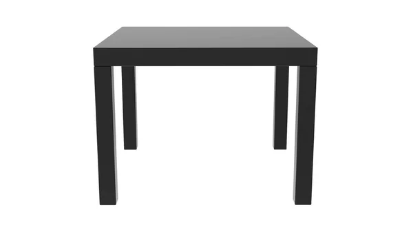 黒のサイド テーブル — ストック写真