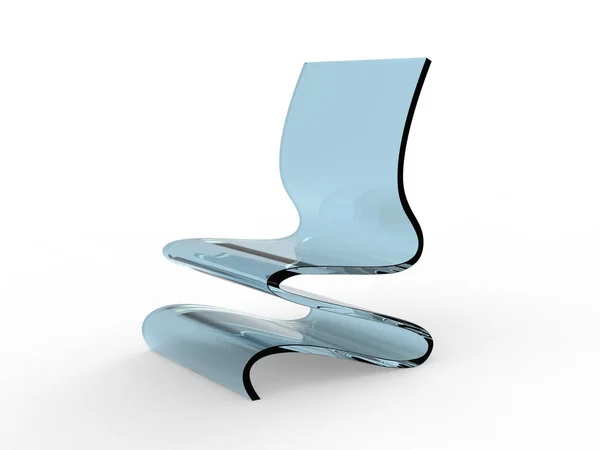 Moderní Akrylová židle — Stock fotografie