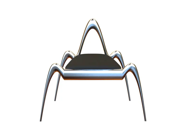 クロムの椅子デザイン — ストック写真