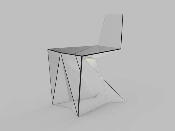 Origami židle průmyslový Design — Stock fotografie