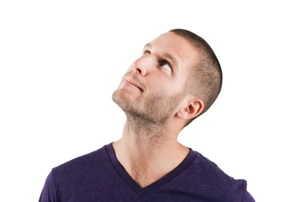 Man Looking Up — Stock Photo, Image