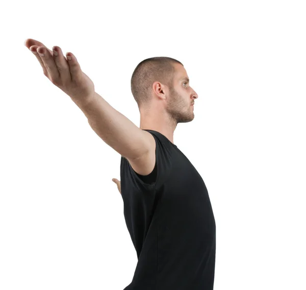 Yoga Arms Stretched Out — Stock Photo, Image