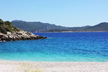 Antalya'da dağlar deniz manzara