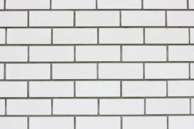 Beyaz arka plan beyaz tuğla bir duvar