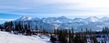Tatra mountains in winter with a lot of snow
