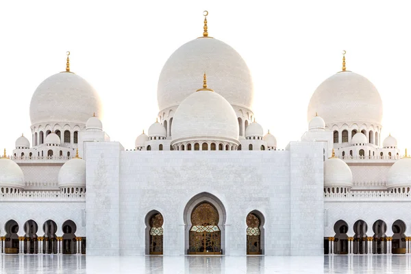 Abu Dhabi Vita Moskén — Stockfoto