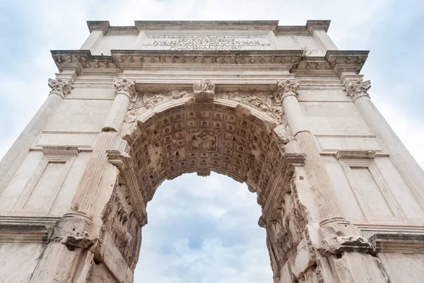 Arc Titus Sur Sacra Rome Italie — Photo