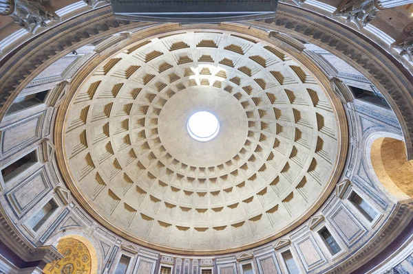 Rom Italien Oktober 2018 Interiör Bild Världsberömda Pantheon — Stockfoto