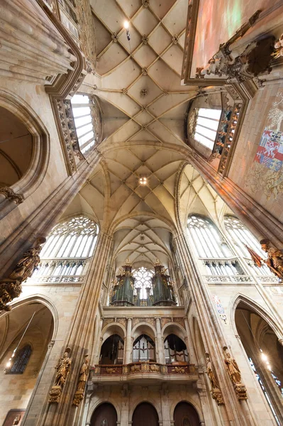 Czech Republic Prague October 2017 Interior Vitus Cathedral Prague Castle — Stock Photo, Image
