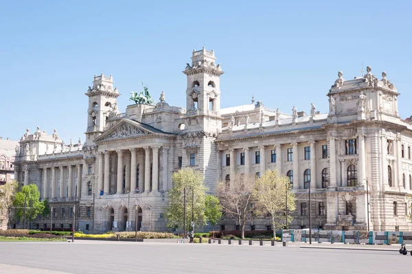 Budapest Ungheria Aprile 2020 Museo Etnografico Piazza Kossuth — Foto Stock