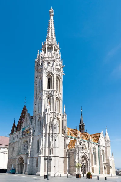 Будапешт Венгрия Апреля 2020 Года Церковь Успения Буда Церковь Маттиаса — стоковое фото