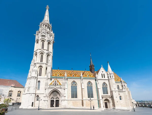 Budapest Hungary April 2020 Church Assumption Buda Castle Matthias Church — Stock Photo, Image