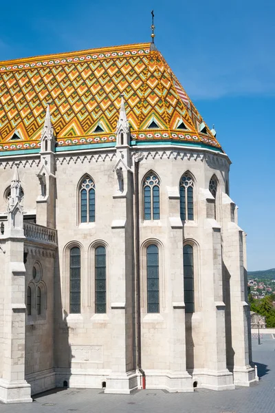 Budapest Ungheria Aprile 2020 Chiesa Dell Assunzione Del Castello Buda — Foto Stock