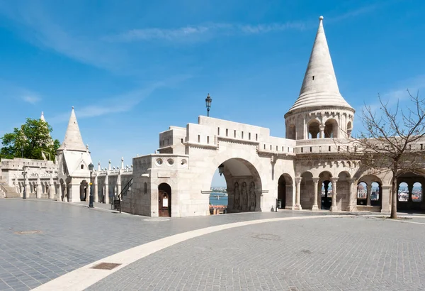 Budapest Ungarn April 2020 Fischerbastion Budapest Ungarn Fisherman Bastion Ist — Stockfoto