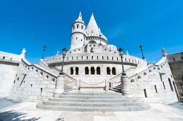 Budapest Ungheria Aprile 2020 Bastione Dei Pescatori Budapest Ungheria Bastione — Foto Stock