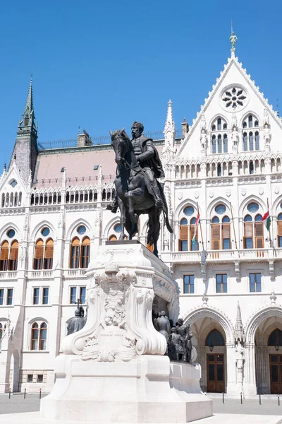 Будапест Хунгария Апреля 2020 Года Памятник Андраши Дьюле Премьер Министру — стоковое фото