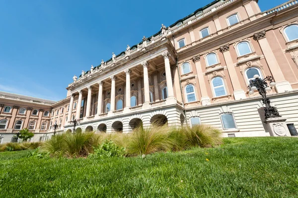 Budapest Hongarije April 2020 Buda Kasteel Koninklijk Paleis Binnenplaats Boedapest — Stockfoto