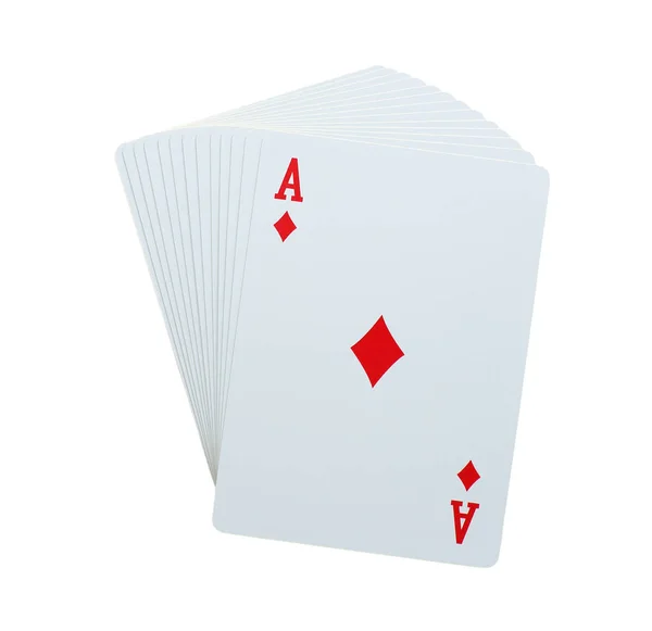 Aces poker diamomds card — Fotografie, imagine de stoc