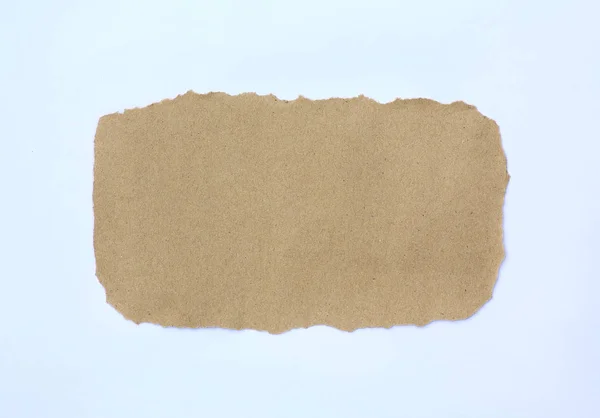Papier brun déchiré — Photo