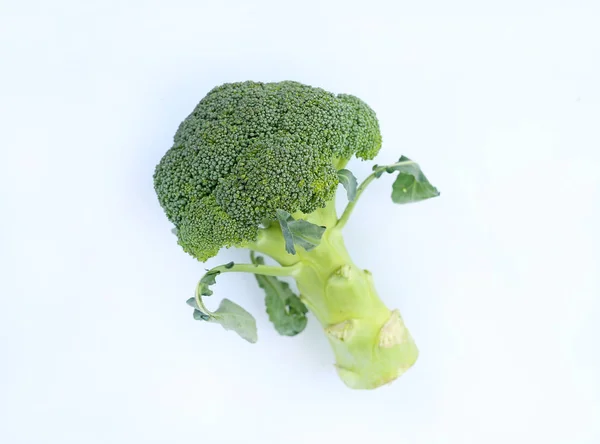 Брокколи овощи изолированы на белом фоне — стоковое фото