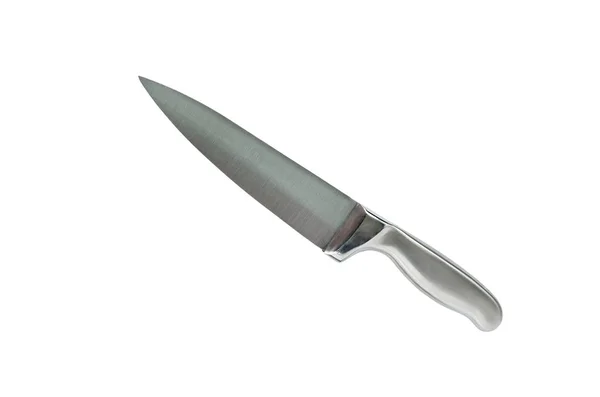 Beyaz arka plan üzerinde izole profesyonel mutfak bıçakları — Stok fotoğraf