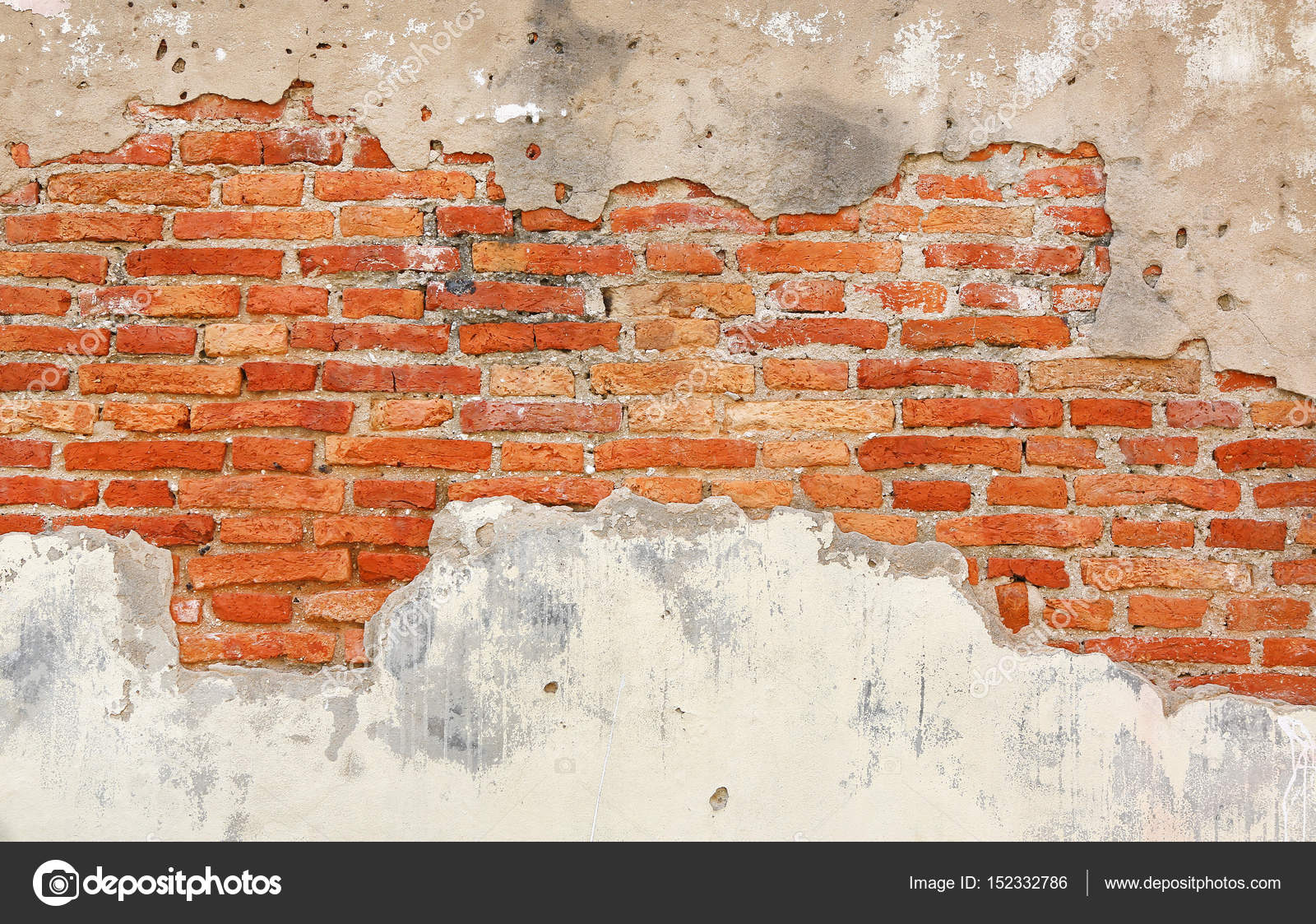 Background of crack brick wall texture Stock Photo by ©civic_dm@hotmail.com  152332786