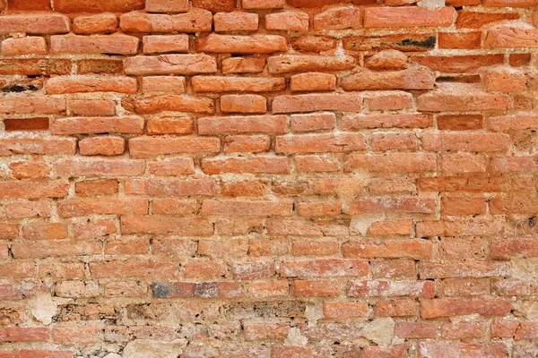Fundo de textura da parede de tijolo crack — Fotografia de Stock