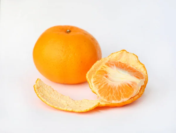 Orange fruit on white background — Stock Photo, Image