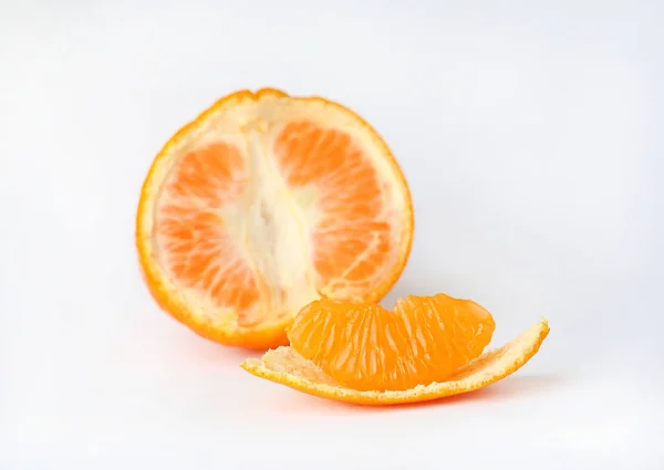 stock image Orange fruit on white background