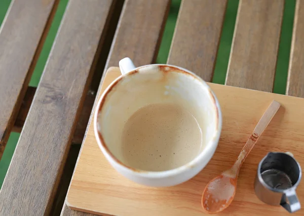 Taza de café vacía. — Foto de Stock