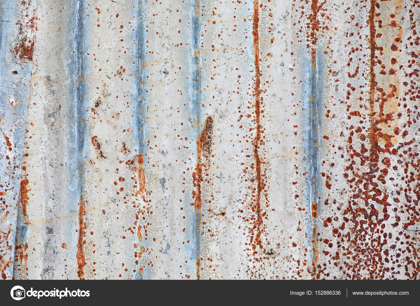 Zinc rust striped pattern — Stock Photo © 152886336