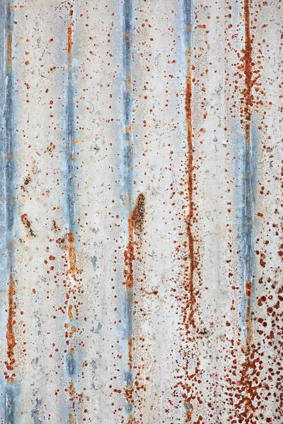 Zinc rust striped pattern — Stock Photo, Image