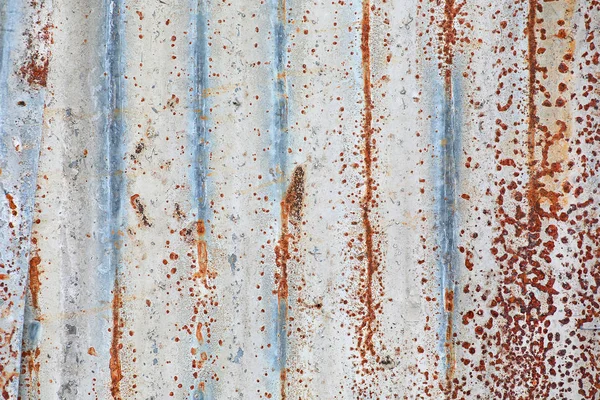 Zinc rust striped pattern — Stock Photo, Image