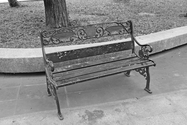 Старые винтажные стулья в парке . — стоковое фото