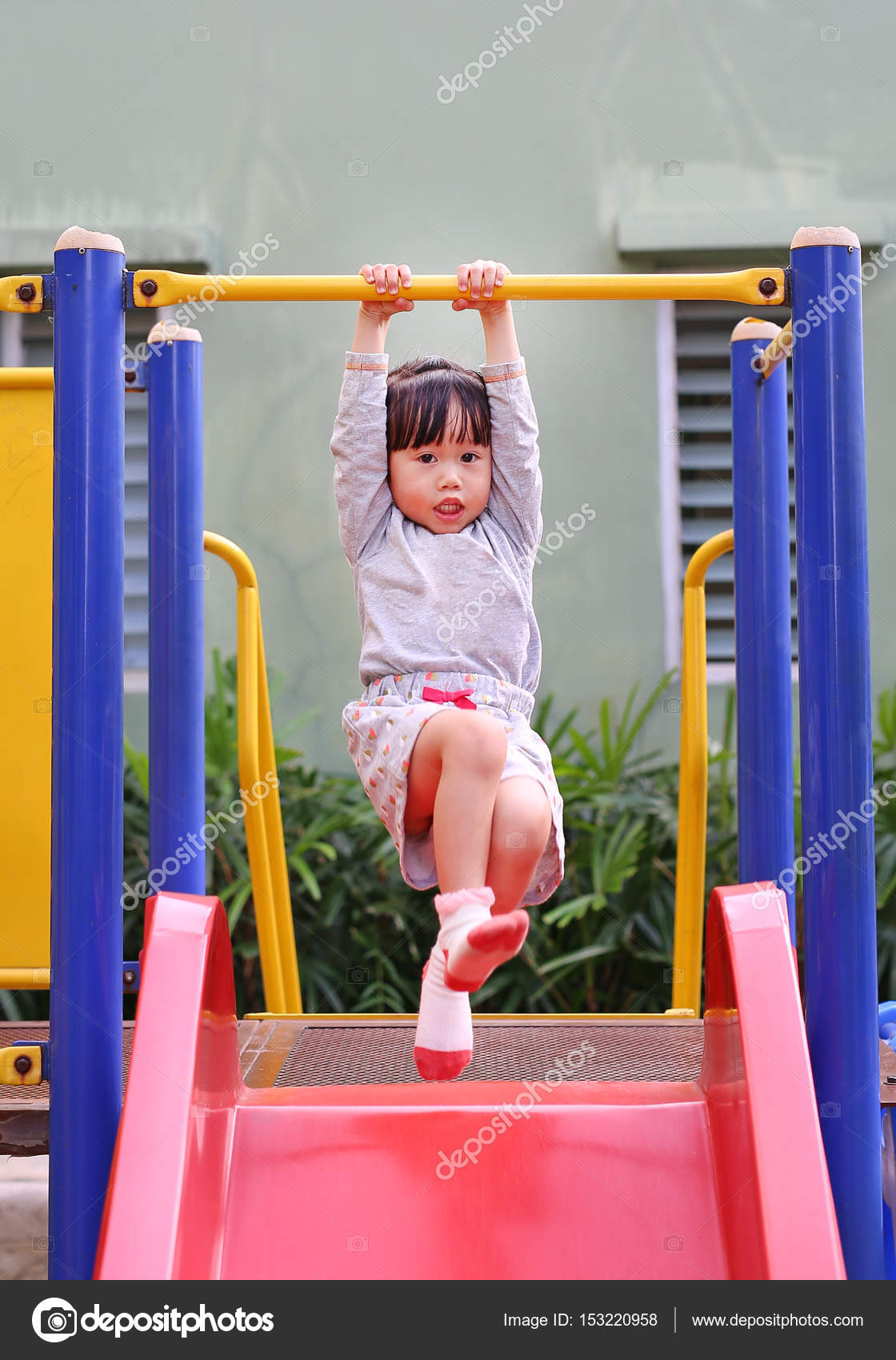little girl slide