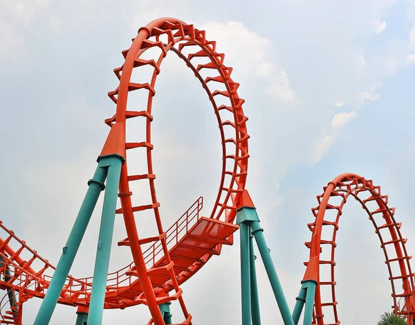 A Roller Coaster Track — Stock Photo, Image