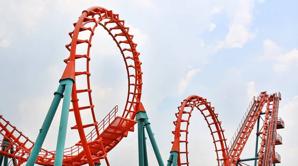 A Roller Coaster Track — Stock Photo, Image