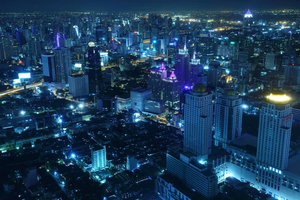 Landscape of Bangkok city at Night