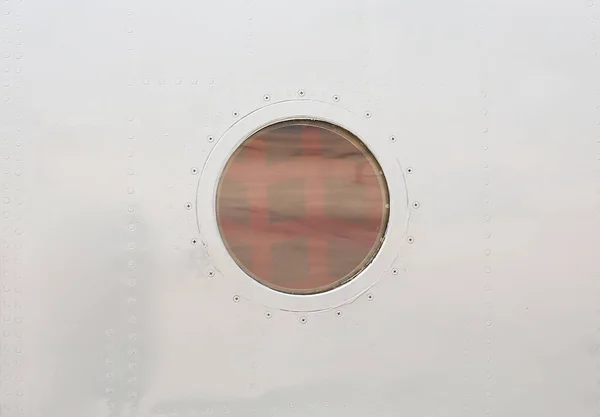 Detail of aircraft windows — Stock Photo, Image