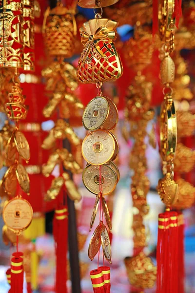 รายการโชคดีในการขายในช่วงปีใหม่จีน — ภาพถ่ายสต็อก