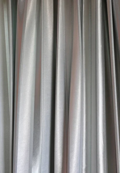 Close up de textura de fundo cortina cinza — Fotografia de Stock