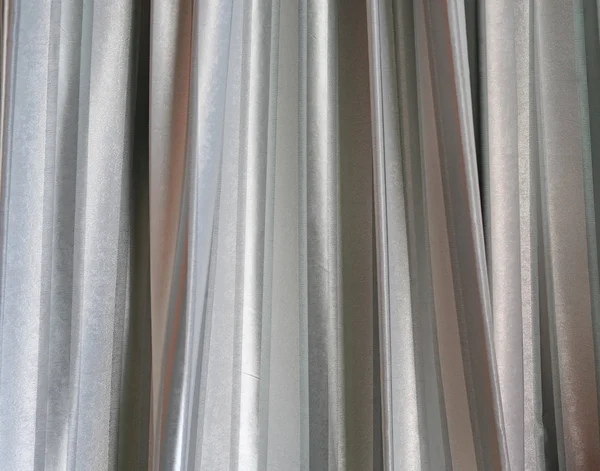 Close up of gray curtain background texture — Stock Photo, Image