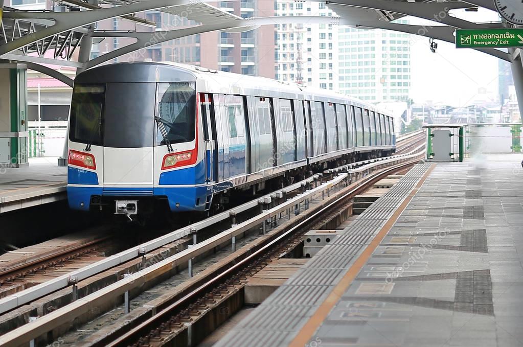 Modern train at bangkok,thailand