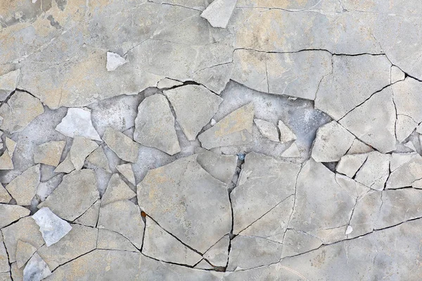 Cracked cement floor texture — Stock Photo, Image