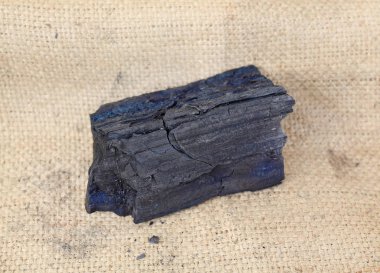 Doğal ahşap çuval arka planda, geleneksel olan veya kömür odun kömür kömür.