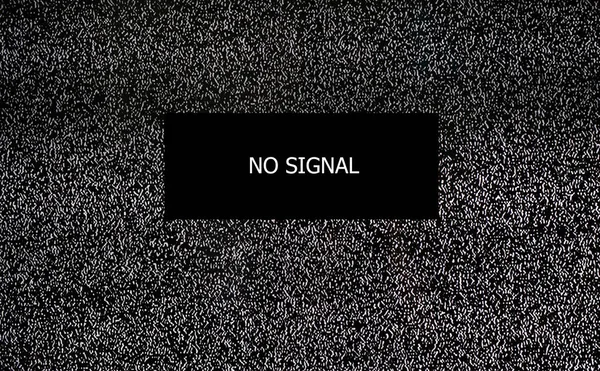 Nincs jel Tv, varrat nélküli televízió szemcsés zaj hatása a háttér textúra. — Stock Fotó