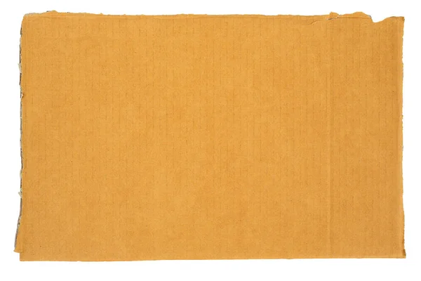 Caja de cartón textura aislada sobre un fondo blanco — Foto de Stock
