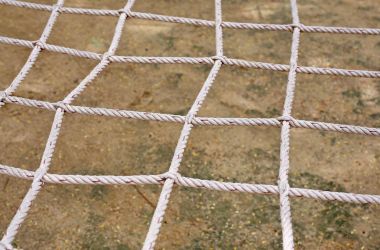 NET ipi yakın arka plan ve dokular yukarı tırmanmak