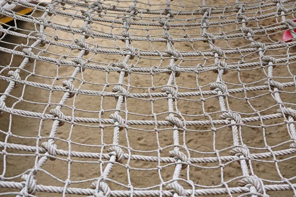 Wznoszenia netto liny z bliska tła i tekstury — Zdjęcie stockowe