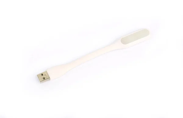 USB лампа на белом фоне — стоковое фото